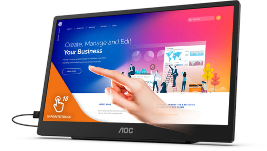 Tweedekans AOC 16T2 met Touchscreen Functie