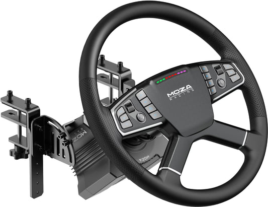 Moza Racing Truck Driving Simulator Bundle Zwart, Refurbished by MOZA