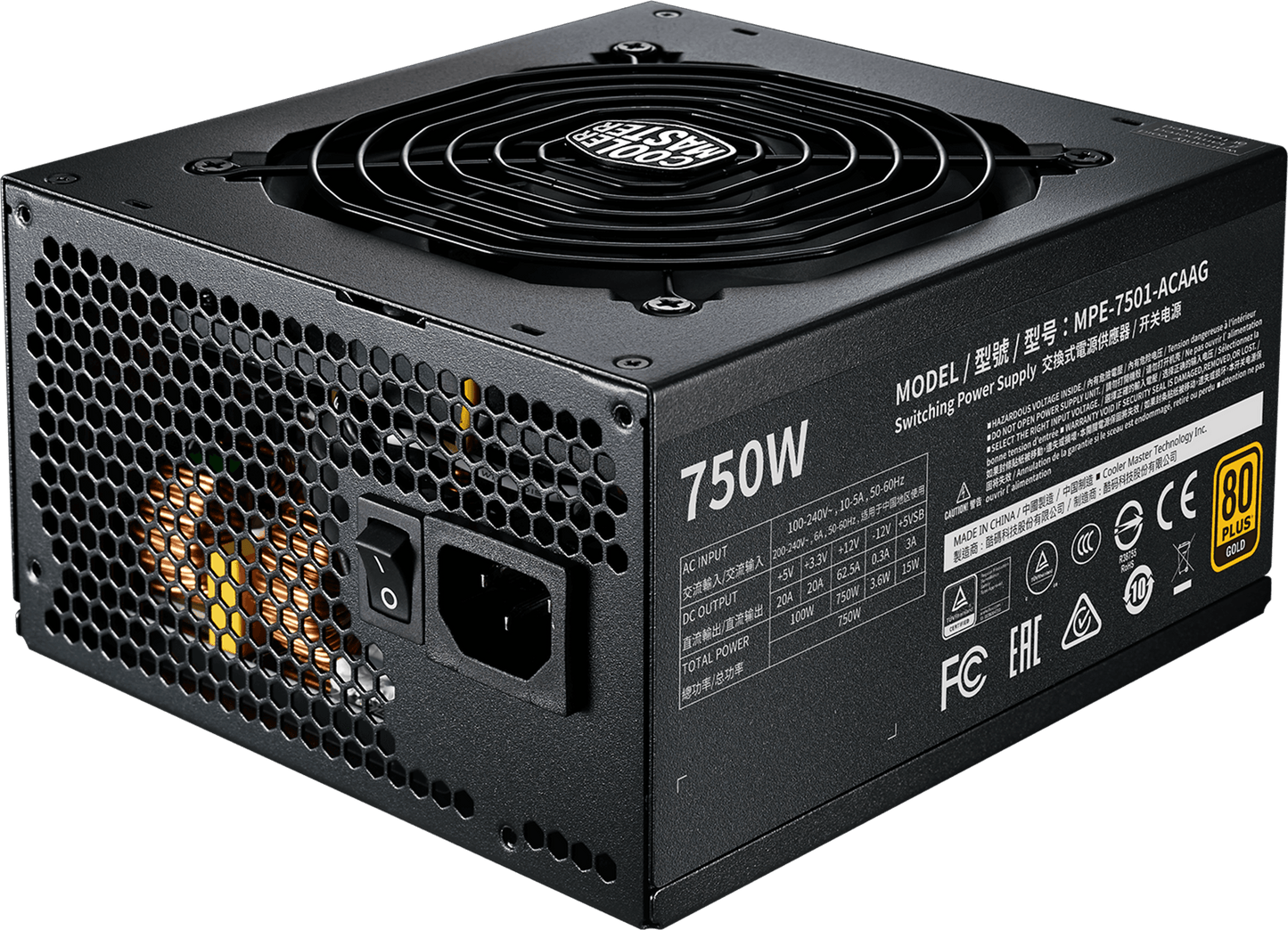 Refurbished Cooler Master MWE Gold 750 - V2 - Full Modular