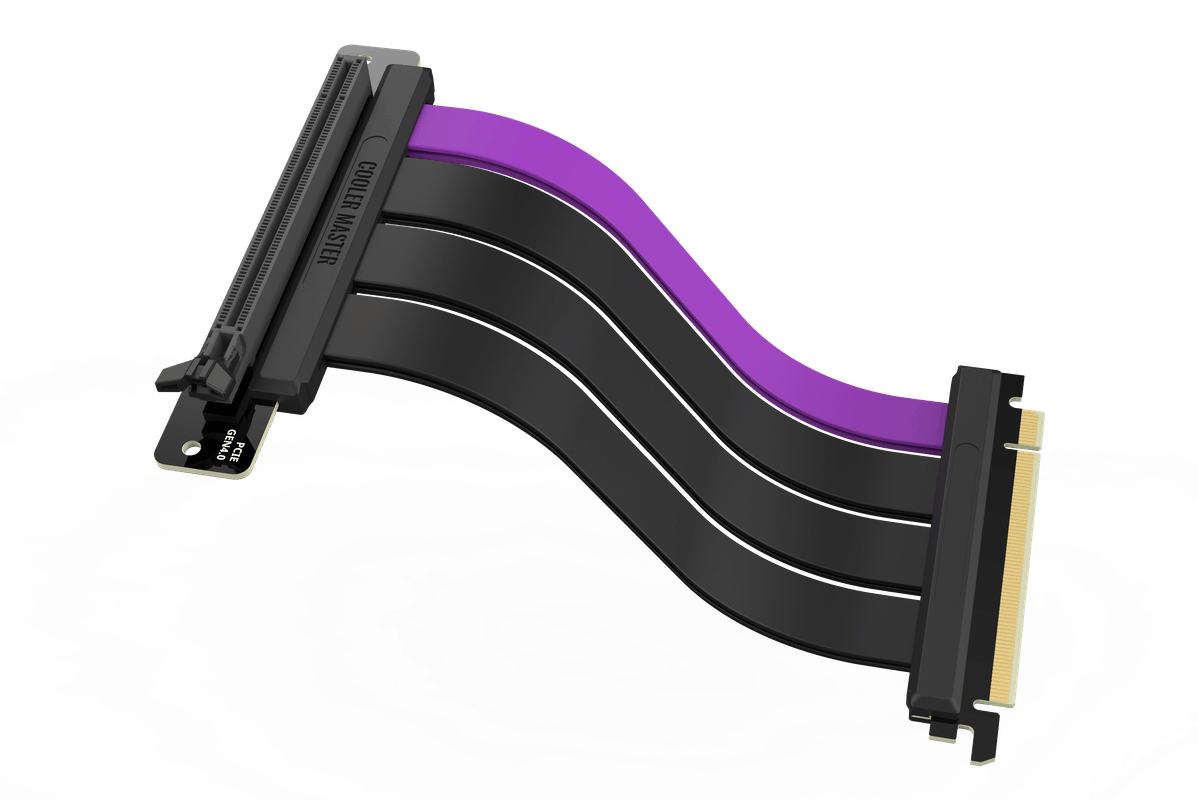 Cooler Master MasterAccessory Riser Cable PCIe 4.0 x16 - 200mm, Zwart