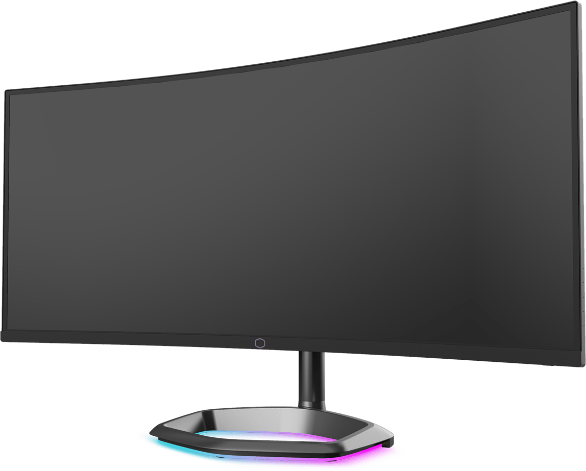 Refurbished Cooler Master GM34-CWQ ARGB Zwart Gaming Monitor