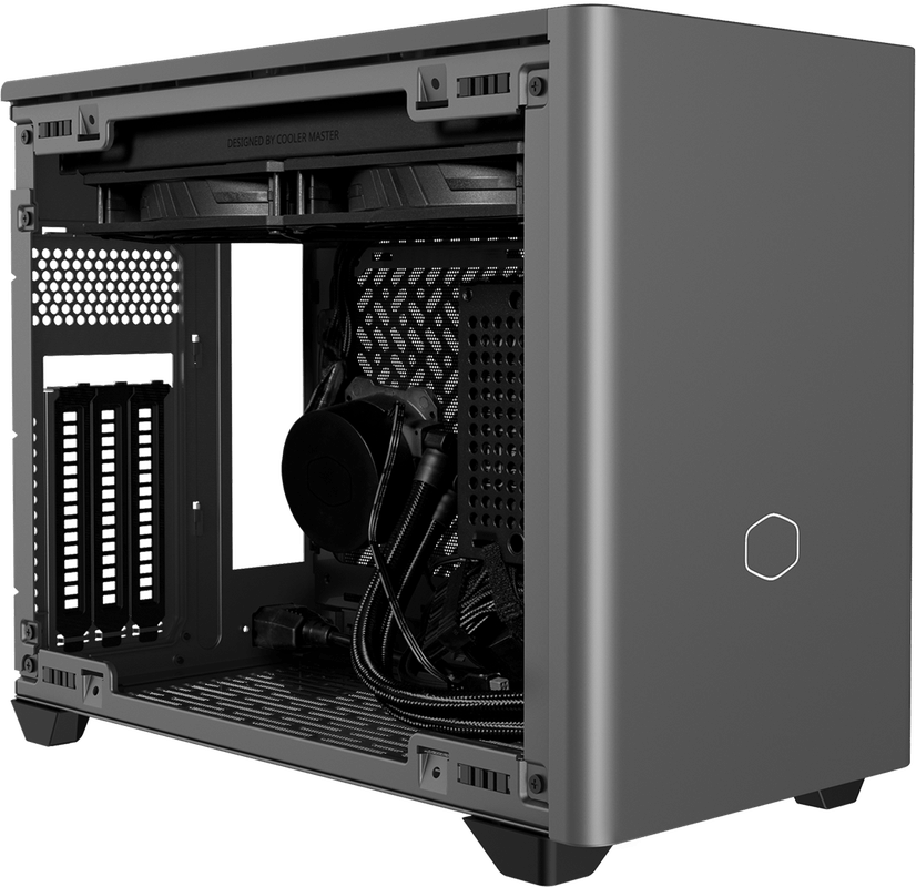 Tweedekans Cooler Master MasterBox NR200P Max Black Incl. 850W PSU & ingebouwde 280mm AiO