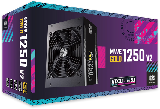 Cooler Master MWE Gold 1250 - V2 ATX 3.1, Refurbished