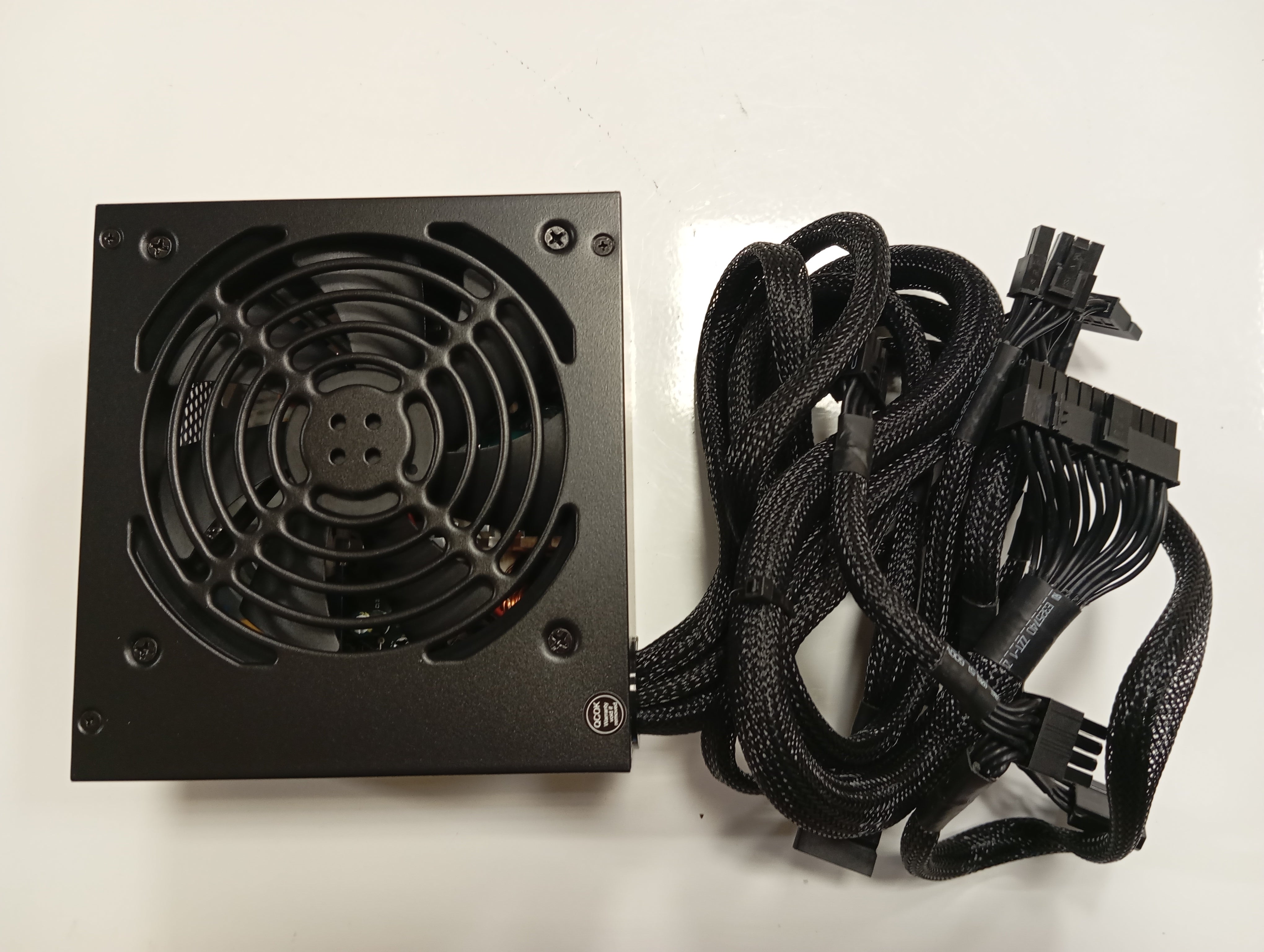 Refurbished Cooler Master Elite NEX White 230V 700 watt Black Cable Sleeved