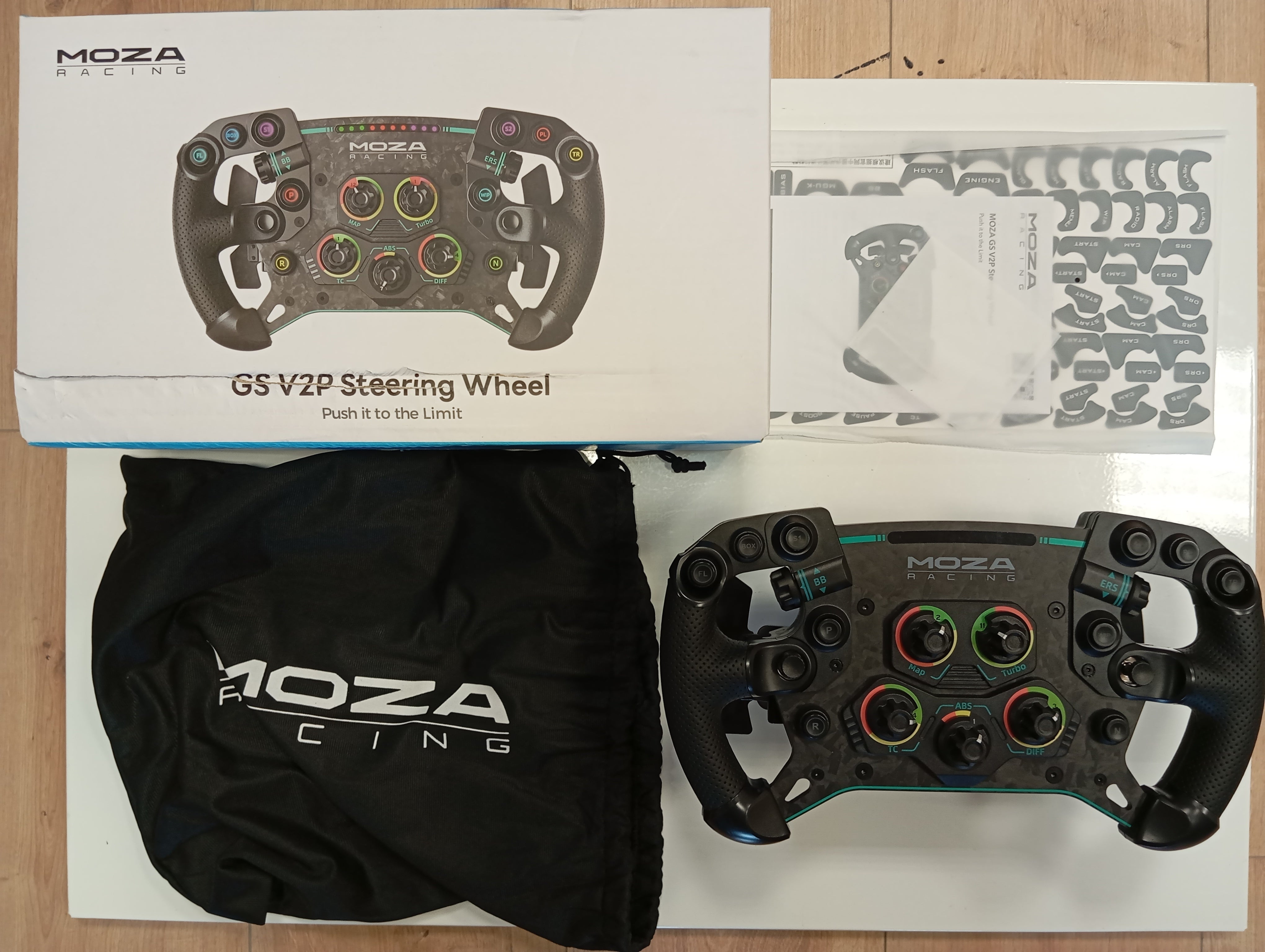 Moza GS V2P Wheel Zwart, Tweedekans