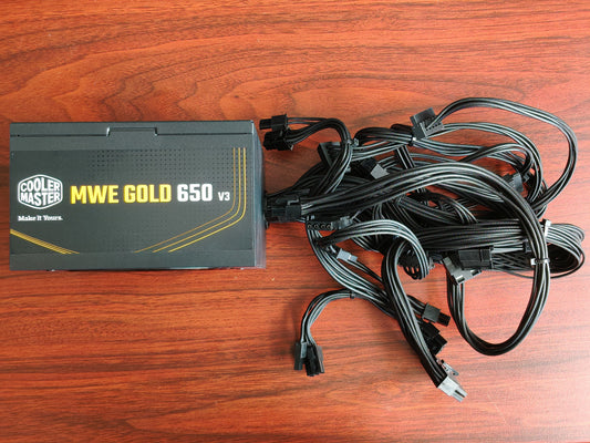 Refurbished Cooler Master MWE Gold 650 - V3 - Non-Modular