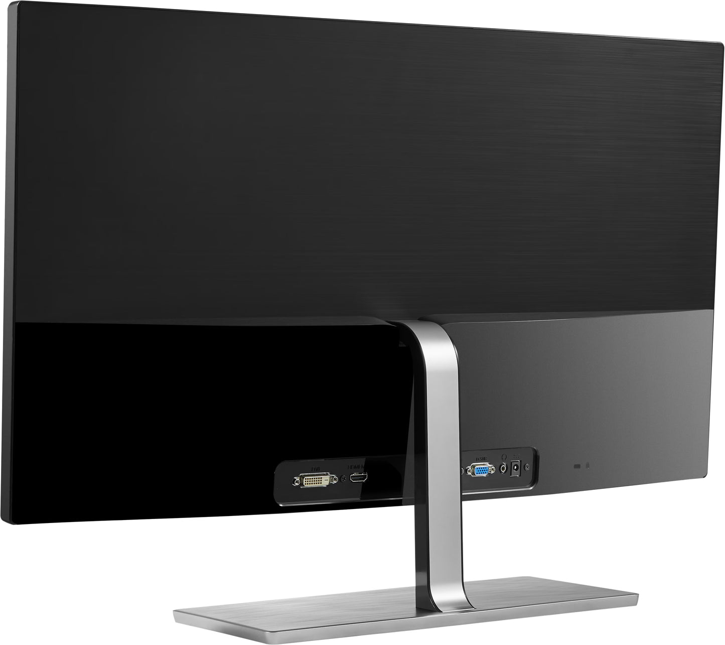 AOC Q3279VWFD8 achterzijde met HDMI, DisplayPort, DVI en VGA aansluitingen