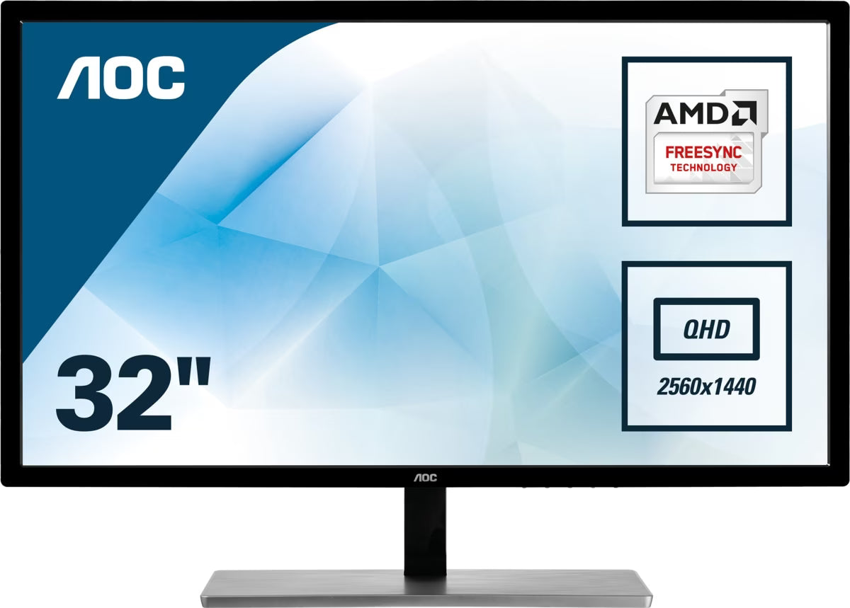 AOC Q3279VWFD8 31,5 inch WQHD IPS monitor voor gaming en productiviteit