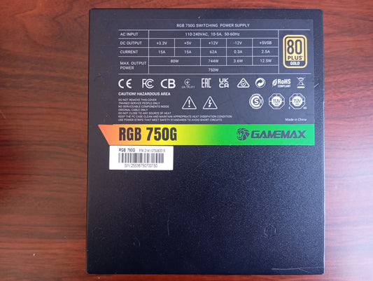 GameMax RGB 750G, Refurbished