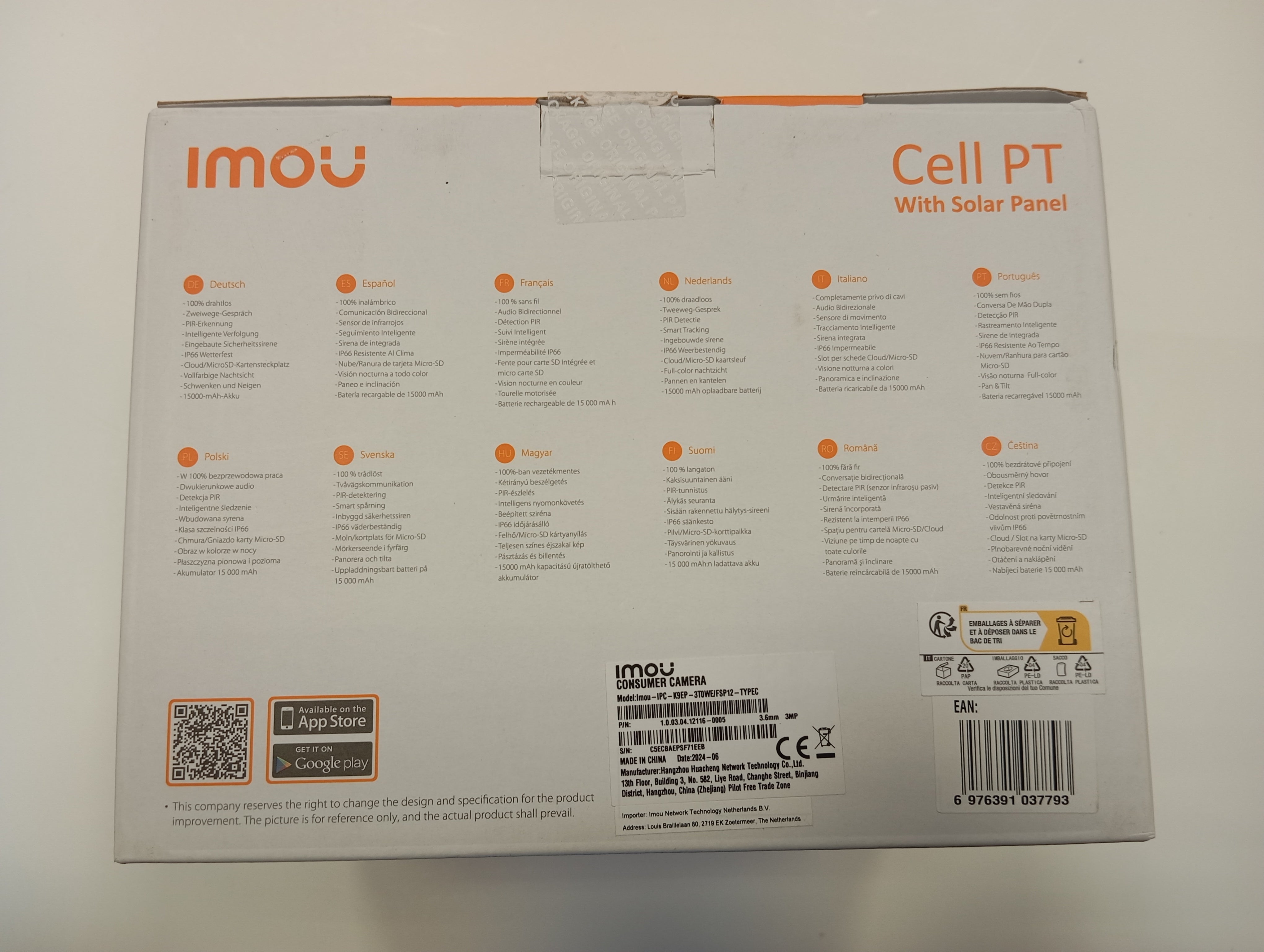 Imou Cell PT, als nieuw