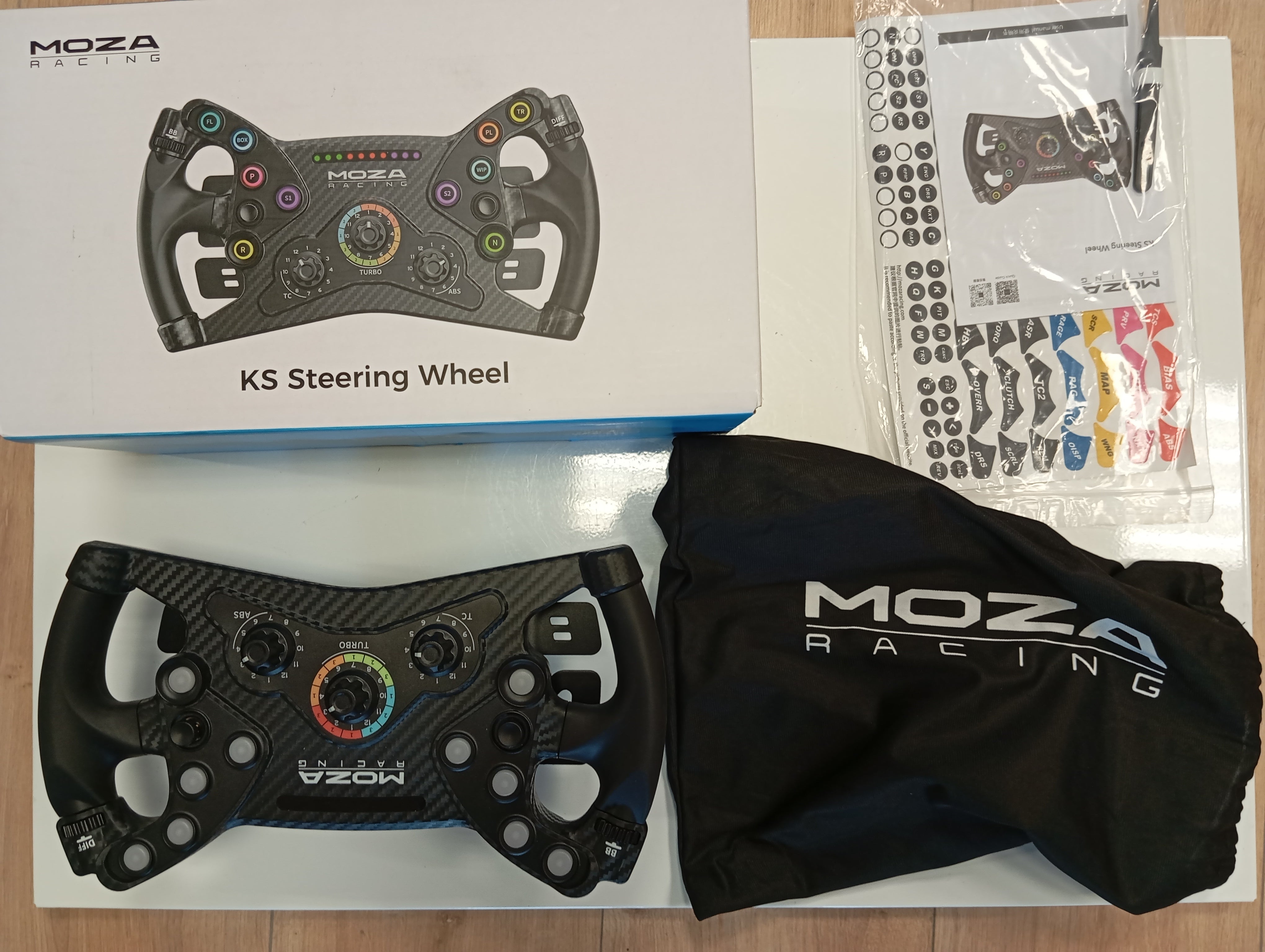 Moza KS Formula Steering Wheel Zwart, Tweedekans