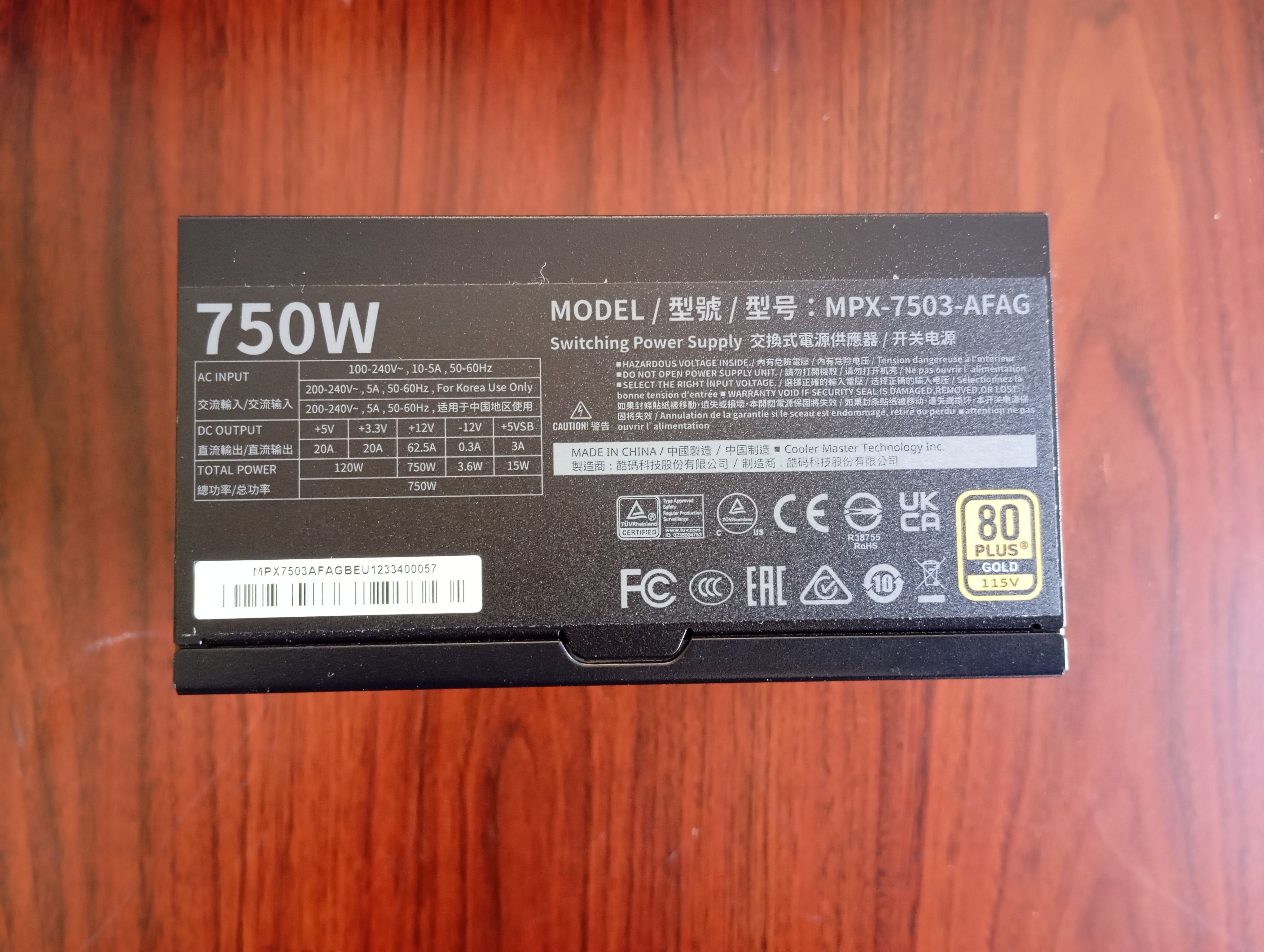 Refurbished Cooler Master GX III Gold 750W