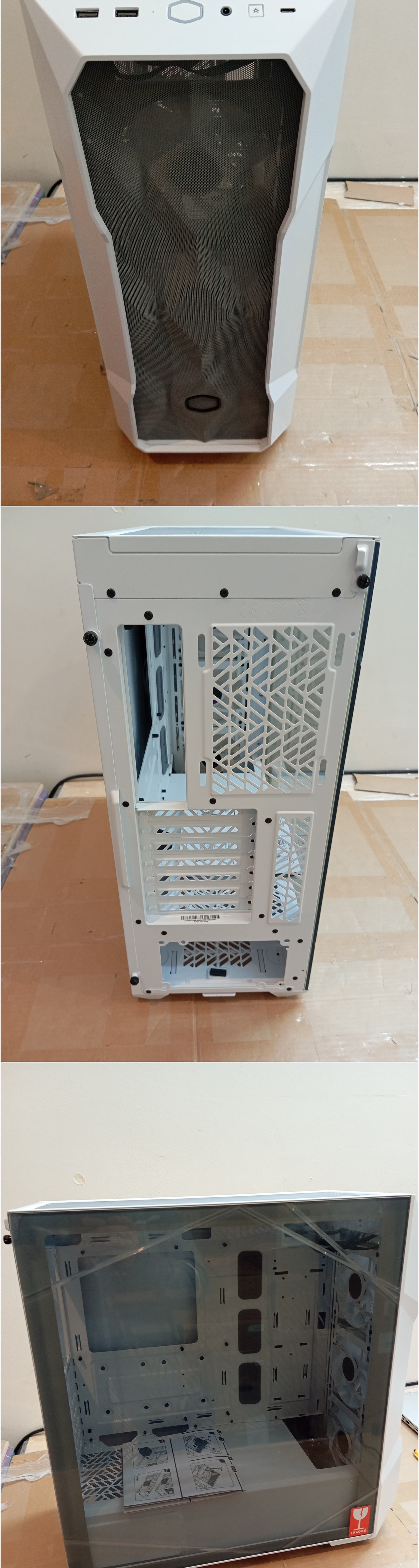 Cooler Master MasterBox TD500 Mesh V2 Wit, refurbished