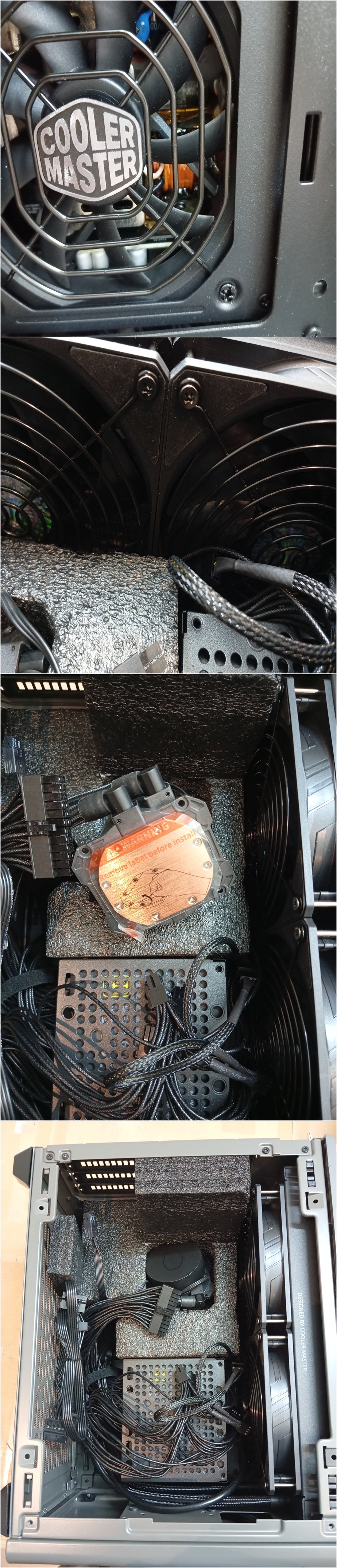 Cooler Master MasterBox NR200P Max Grijs met  ingebouwde 280mm AiO & Gloednieuwe 850W SFX ATX 3.0 PSU