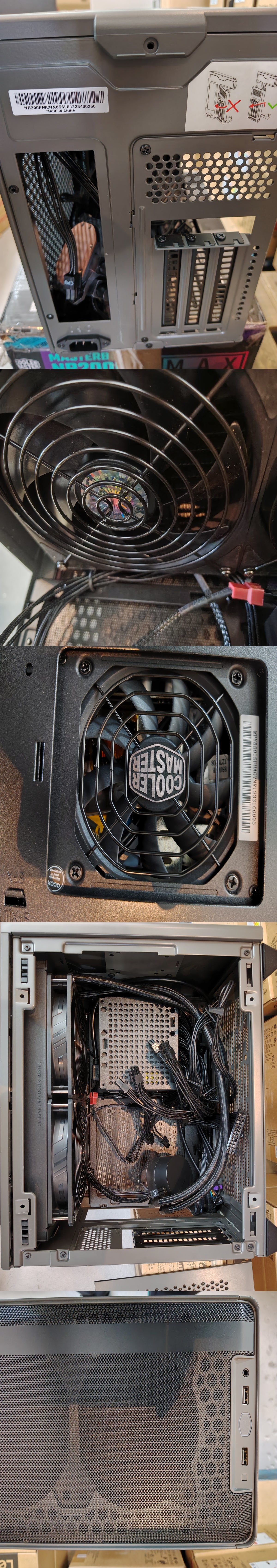 Cooler Master MasterBox NR200P Max Grijs met  ingebouwde 280mm AiO & Gloednieuwe 850W SFX ATX 3.0 PSU